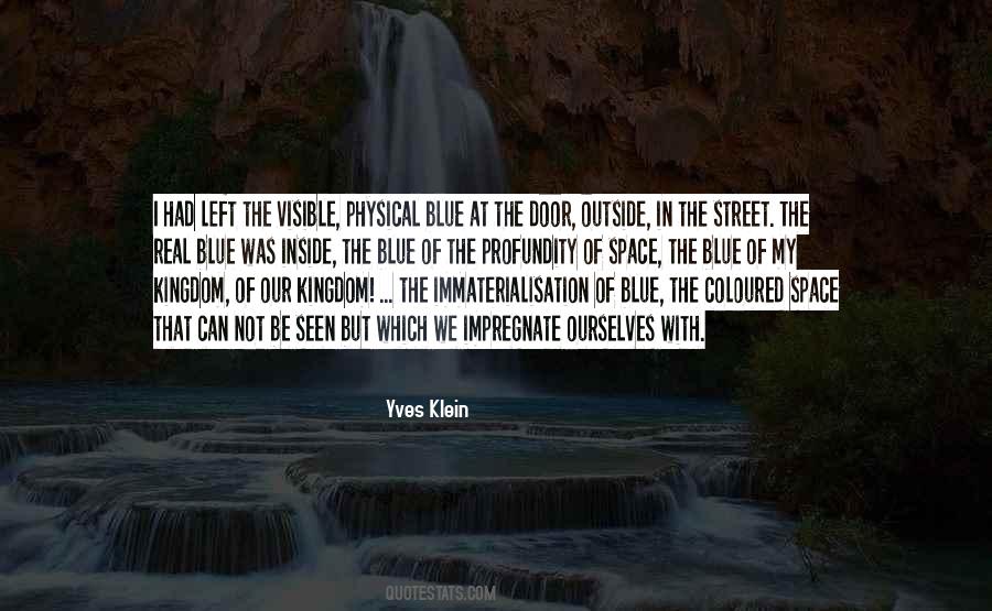 Blue Space Quotes #142461