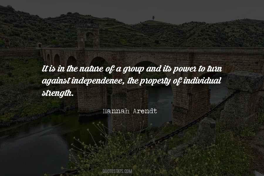 Strength And Independence Quotes #374664