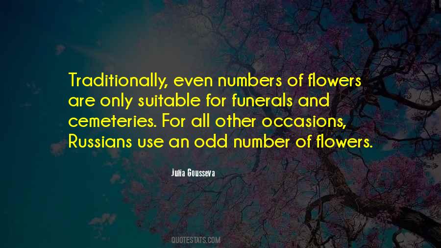 You Have To Be Odd To Be Number One Quotes #1172086