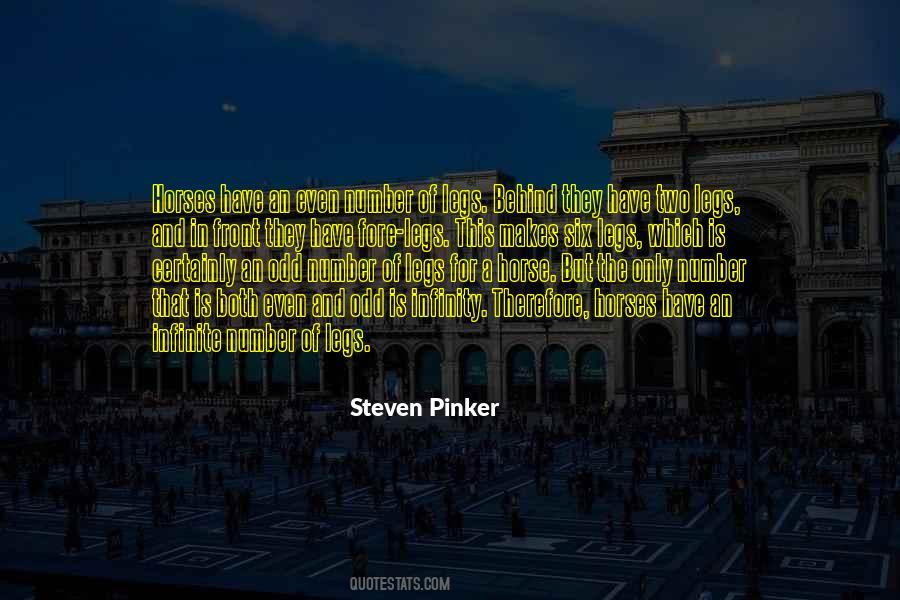 You Have To Be Odd To Be Number One Quotes #520948