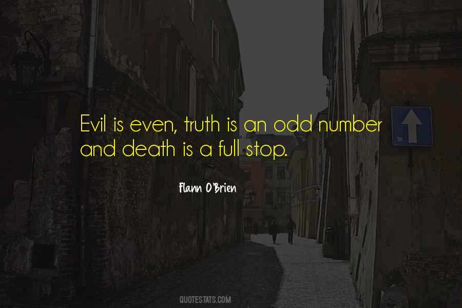 You Have To Be Odd To Be Number One Quotes #936350
