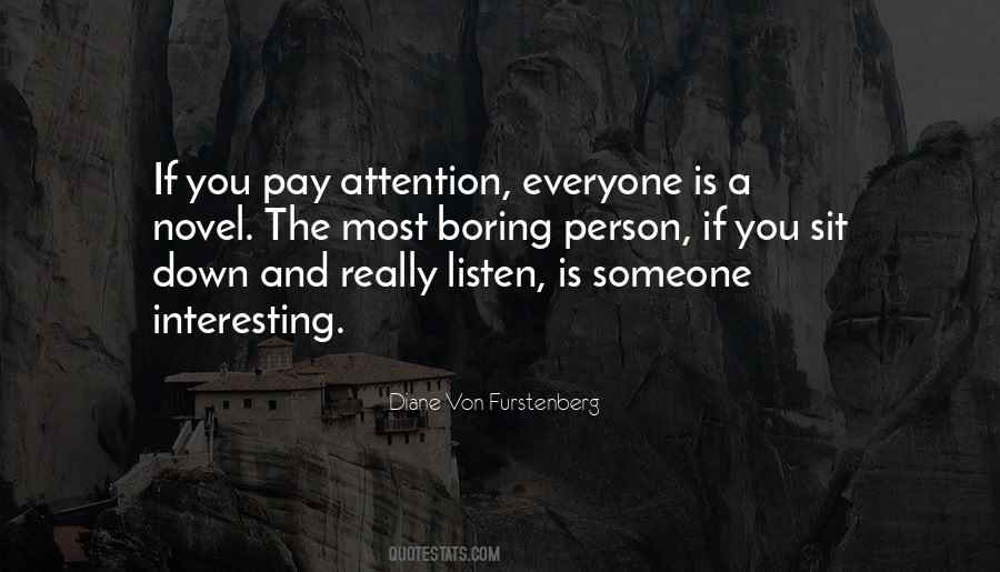 Boring Someone Quotes #1322793