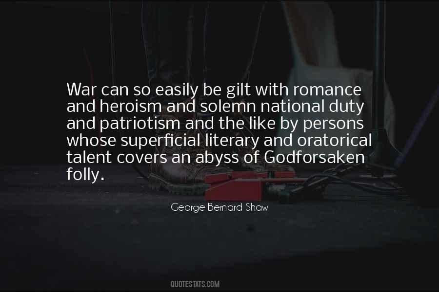 Quotes About Heroism War #1516701