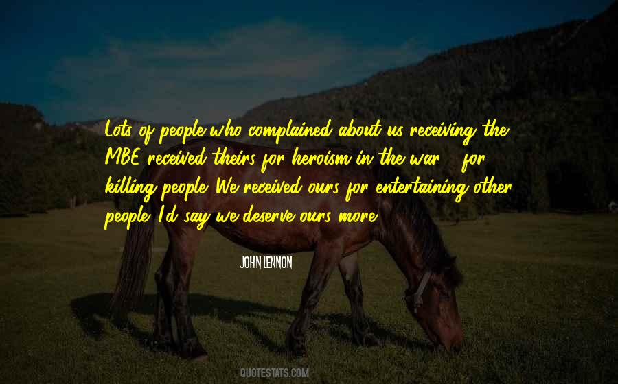 Quotes About Heroism War #1630194