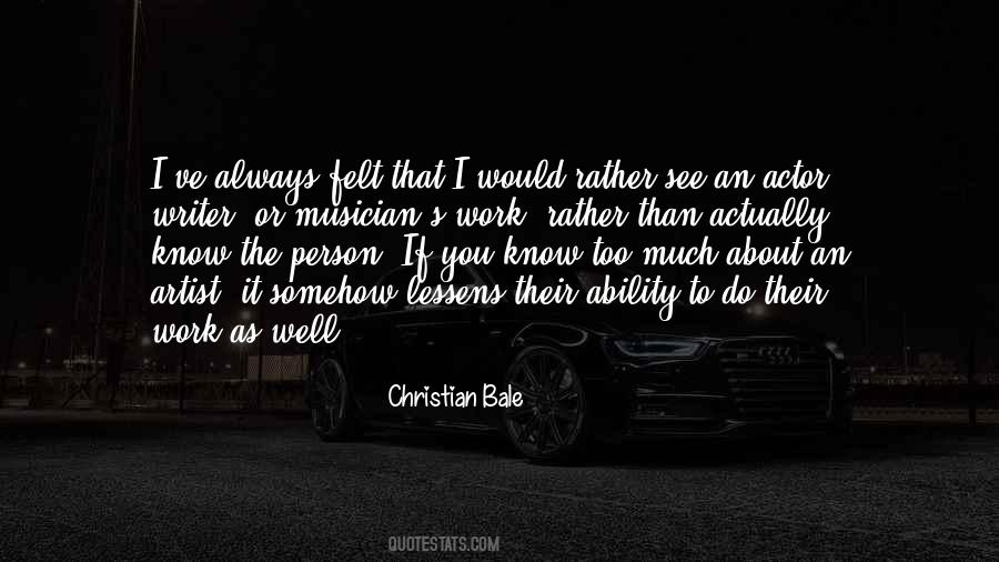 Writer Artist Quotes #1573015