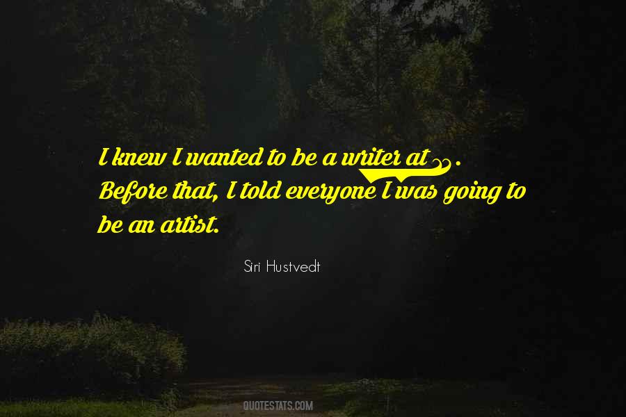 Writer Artist Quotes #1648910