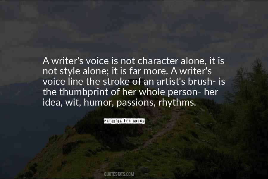 Writer Artist Quotes #1754387