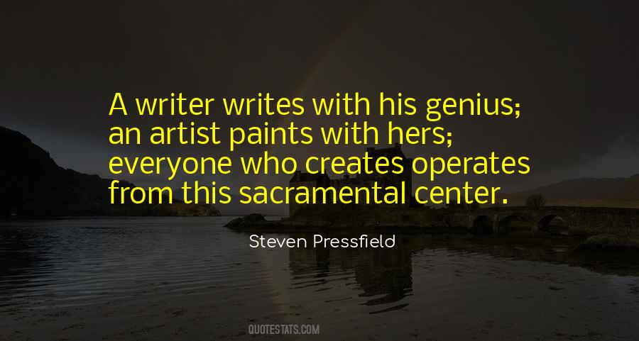 Writer Artist Quotes #325504