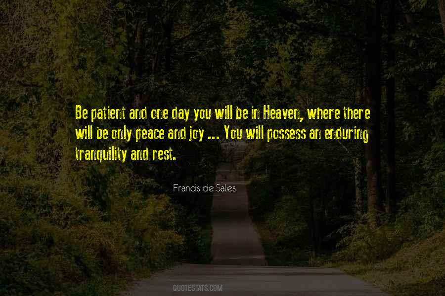 Peace And Patience Quotes #995498