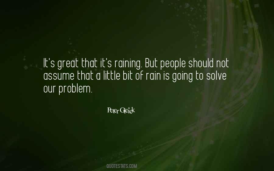 Going To Rain Quotes #1044113