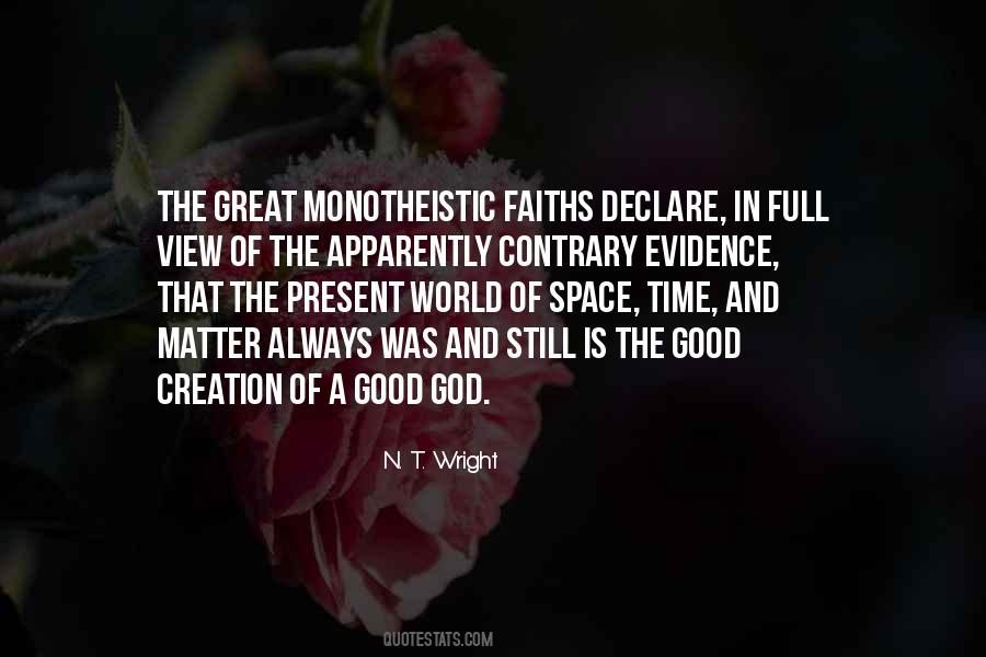 A Good God Quotes #1259549