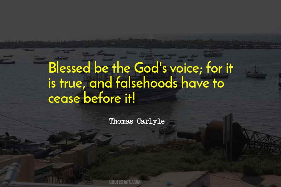 Blessed Voice Quotes #470660