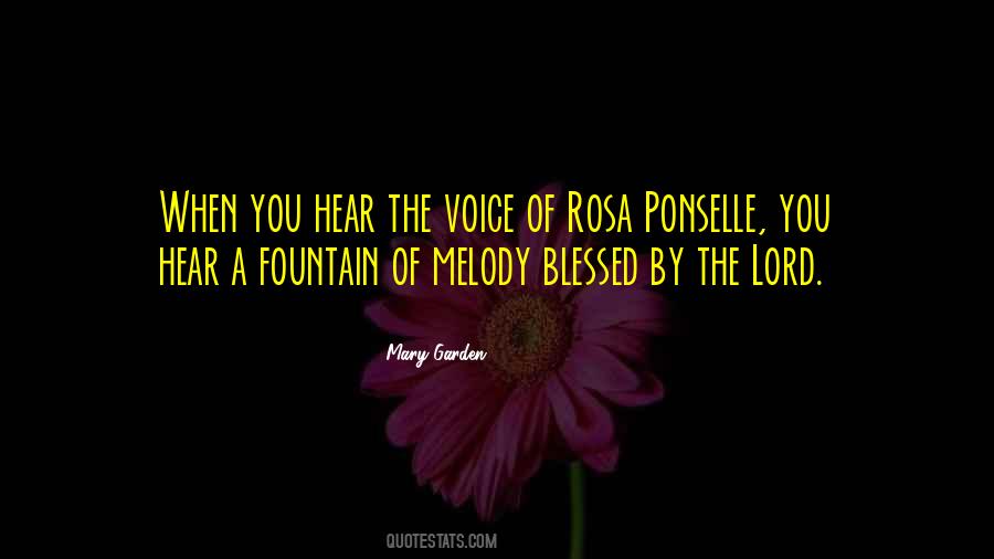Blessed Voice Quotes #948578