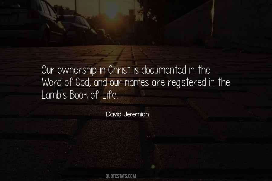 Quotes About The Lamb Of God #766987