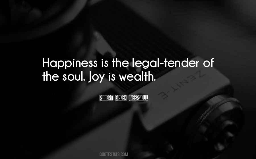 Wealth Happiness Quotes #243709
