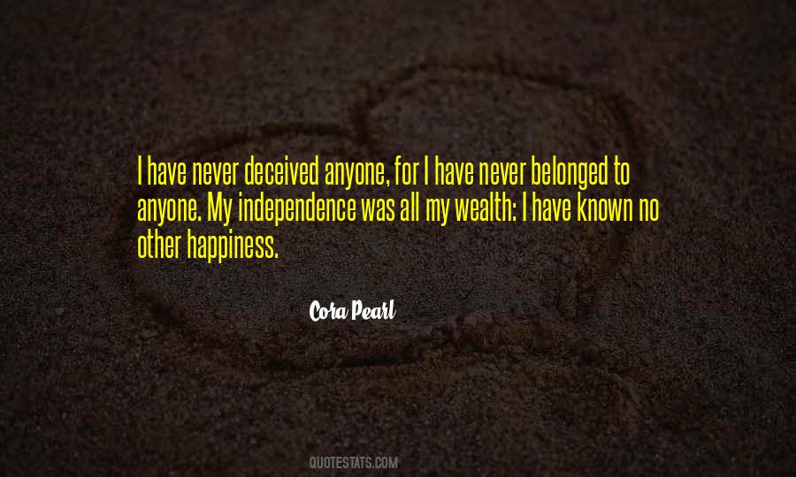 Wealth Happiness Quotes #31918