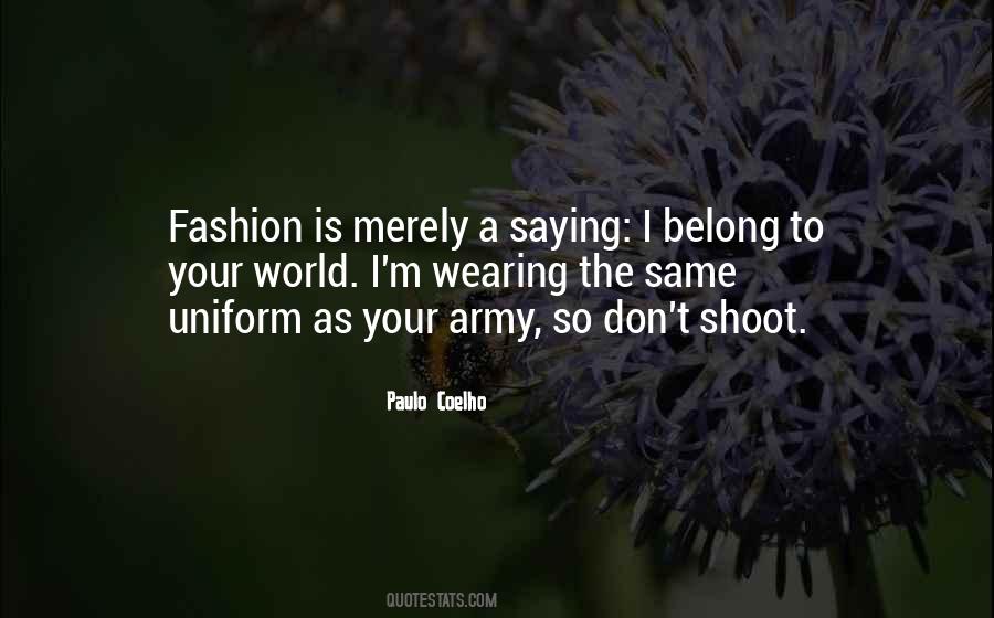 Fashion Don'ts Quotes #209428