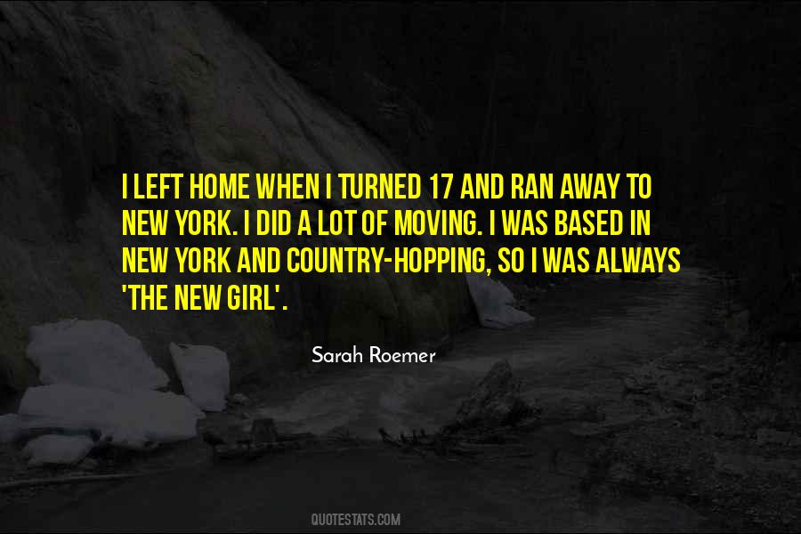 Girl Left Quotes #92092