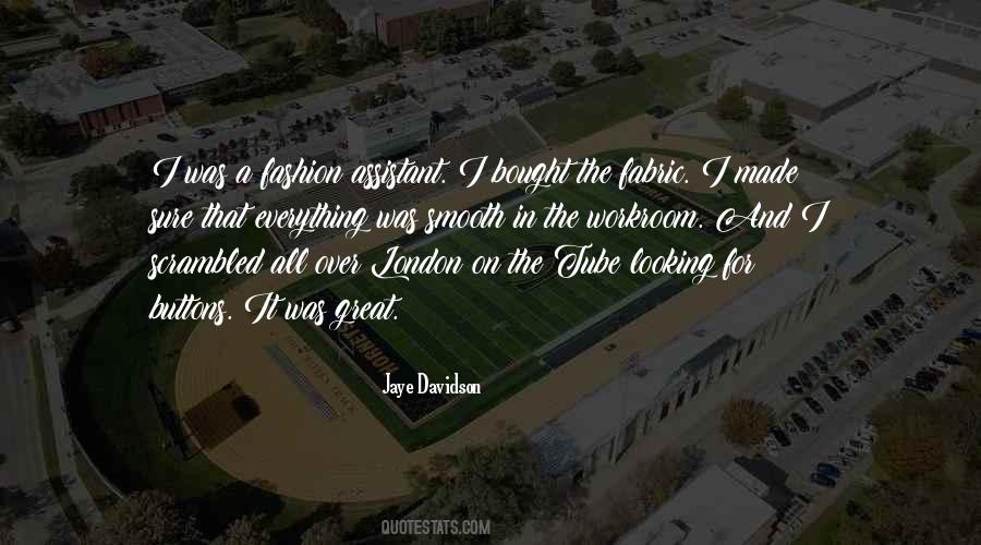 Fashion Fabric Quotes #1737830