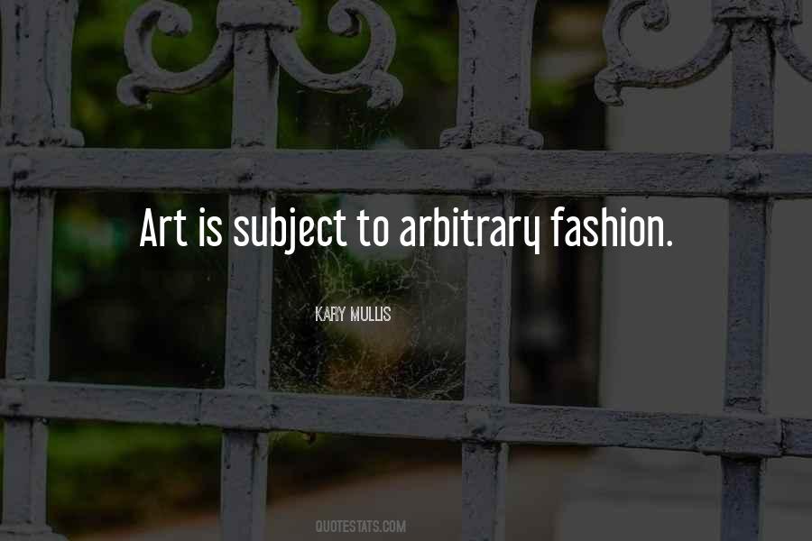Fashion Is Art Quotes #1396804