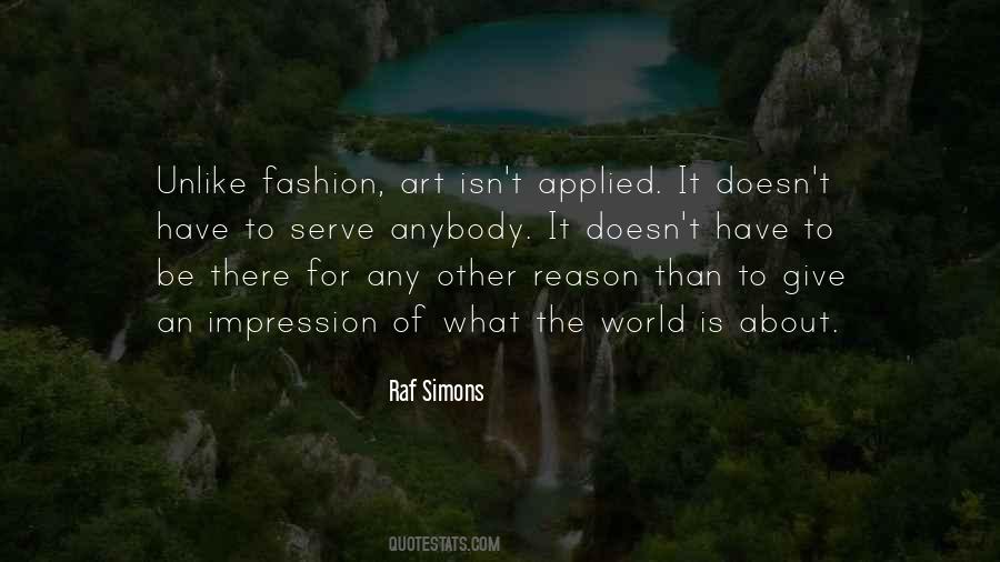 Fashion Is Art Quotes #975186