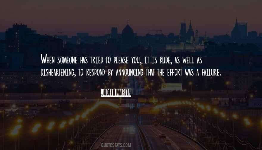 How You Respond To Failure Quotes #1062379