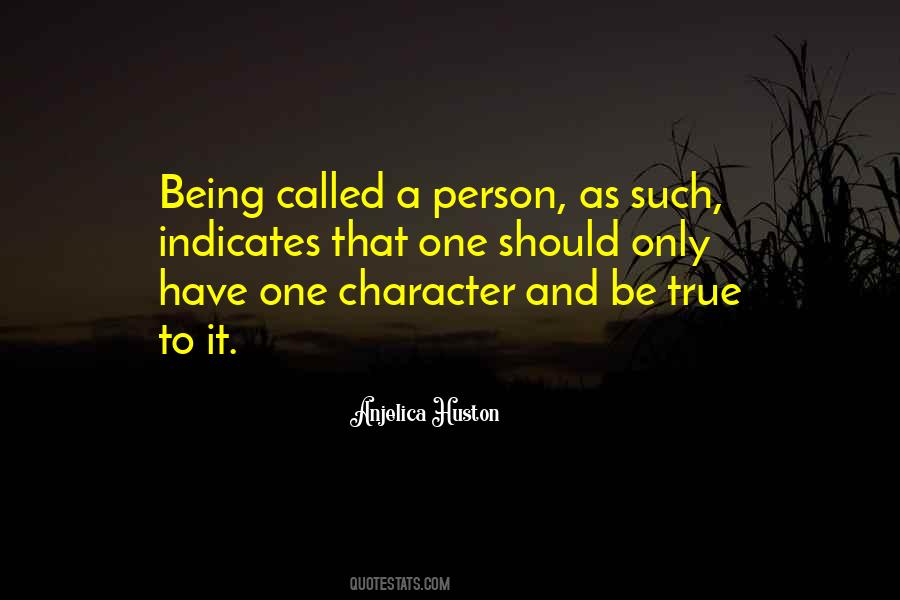 One And Only Person Quotes #106080