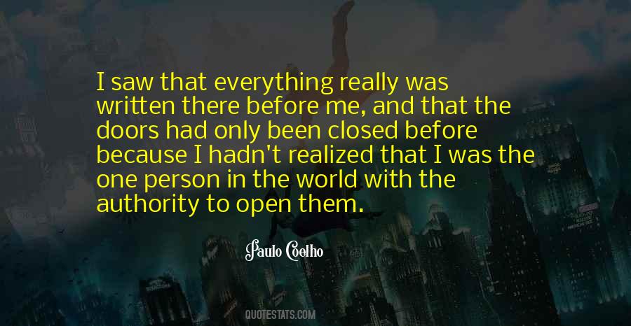 One And Only Person Quotes #1162844
