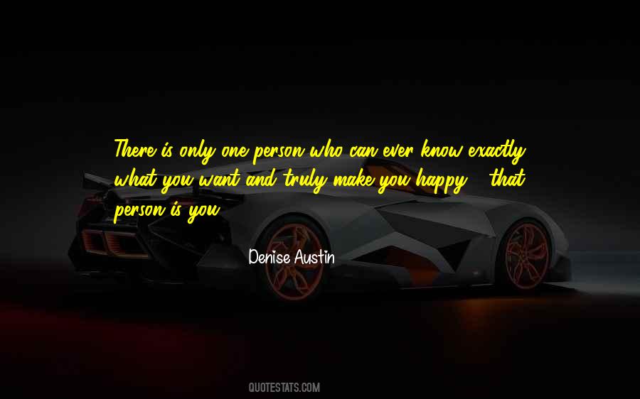 One And Only Person Quotes #1193712