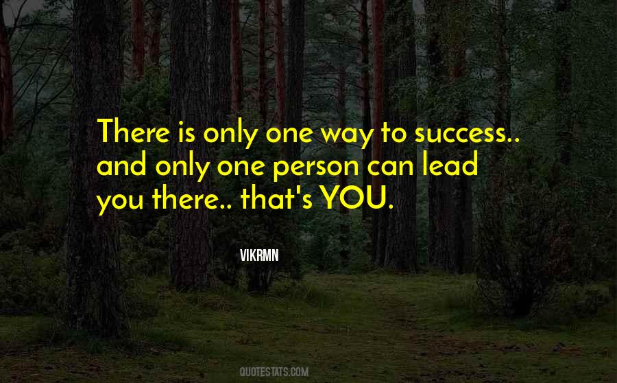One And Only Person Quotes #1206236