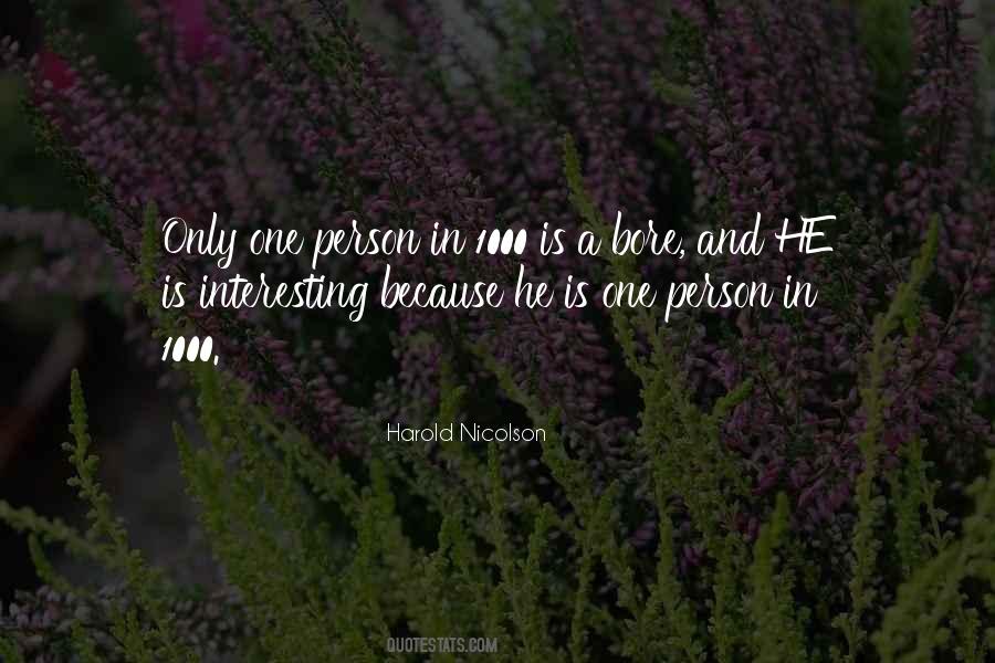 One And Only Person Quotes #1798151