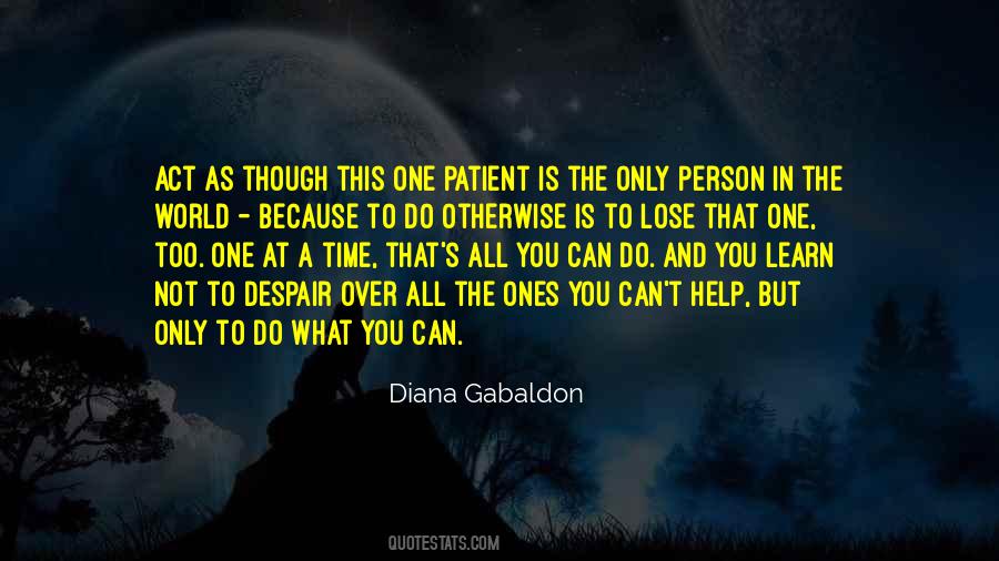 One And Only Person Quotes #1812628