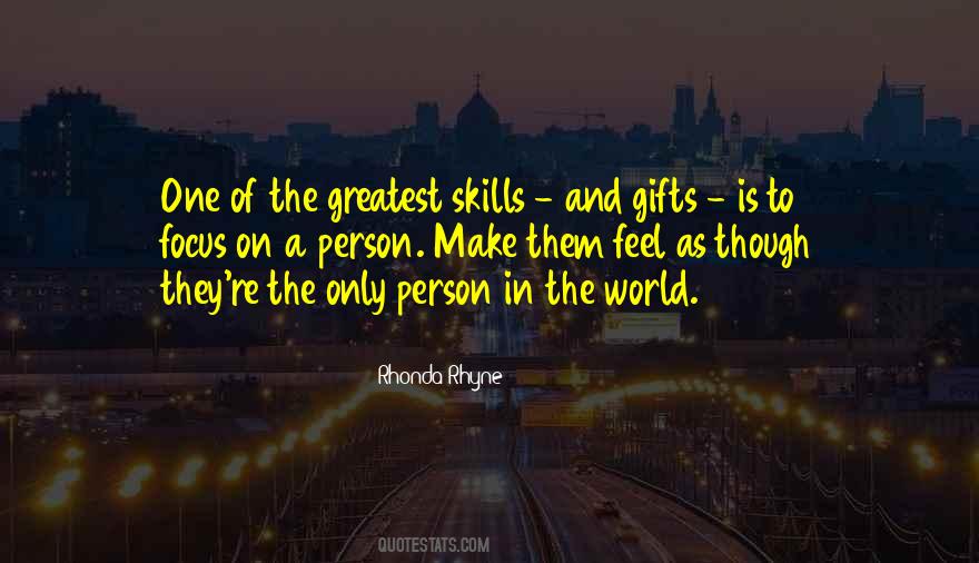 One And Only Person Quotes #711360