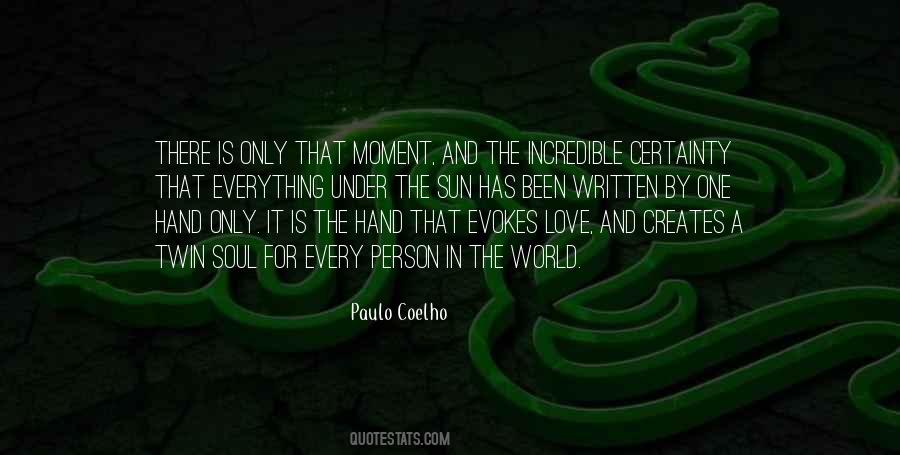 One And Only Person Quotes #932099