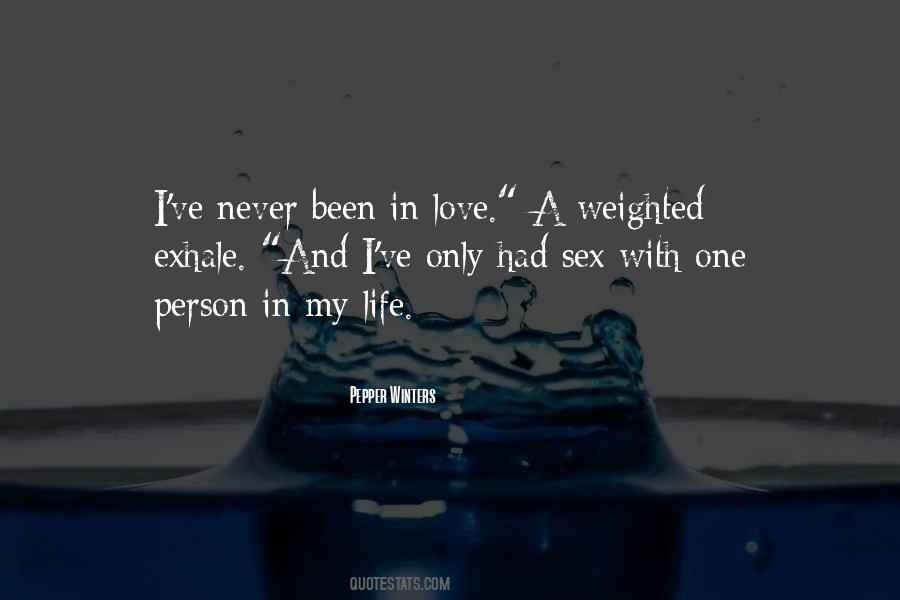 One And Only Person Quotes #976607
