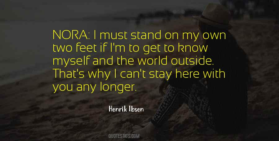 I Can Stand On My Own Quotes #1127372
