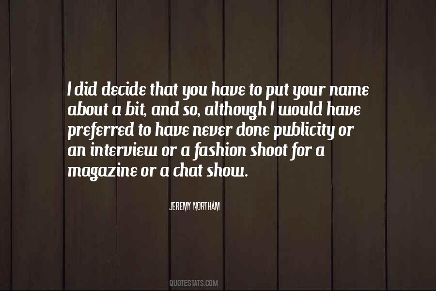 Fashion Shoot Quotes #882357