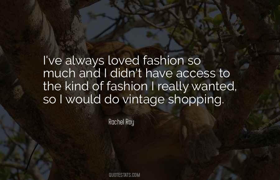 Fashion Shopping Quotes #1209210