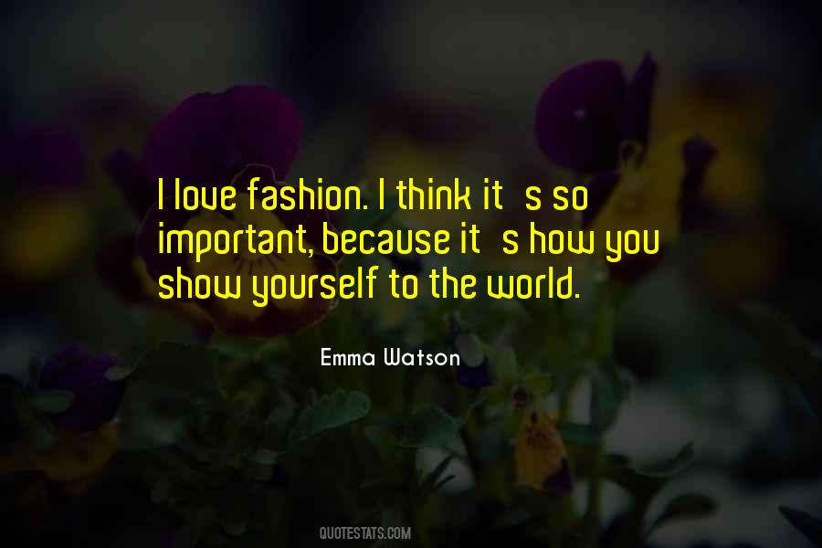 Fashion Show Quotes #1449111