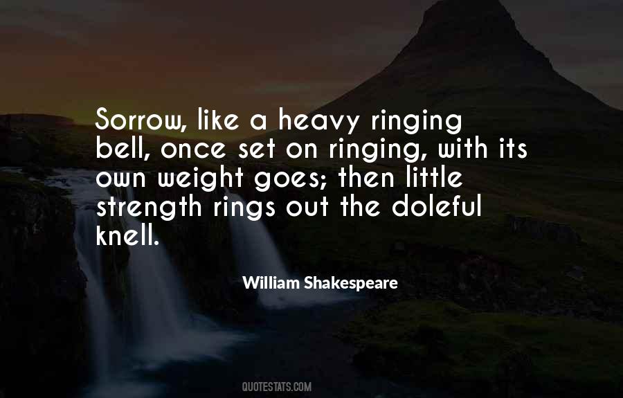 Quotes About The Bell Ringing #1104851