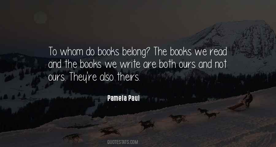 We Are The Books We Read Quotes #697363