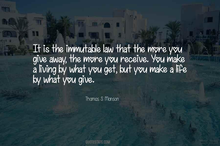 Life Law Quotes #189349