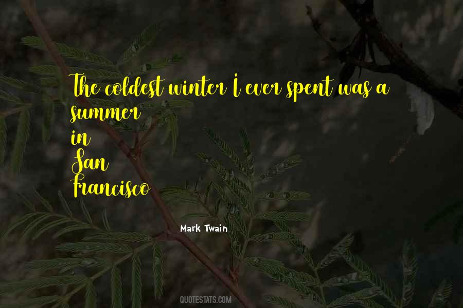 Summer In San Francisco Quotes #30724