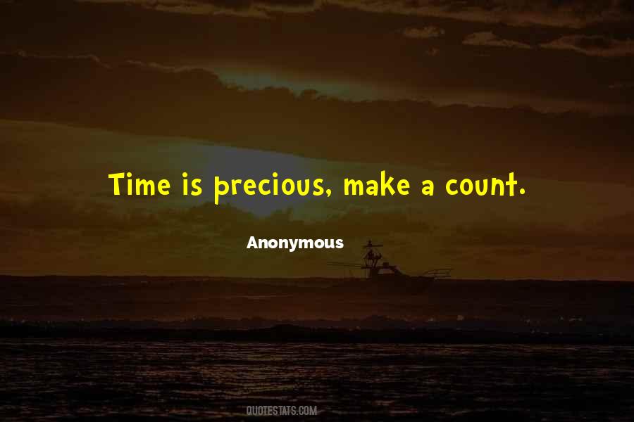Time Precious Quotes #238867