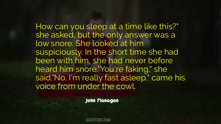 Fast Asleep Quotes #1818207