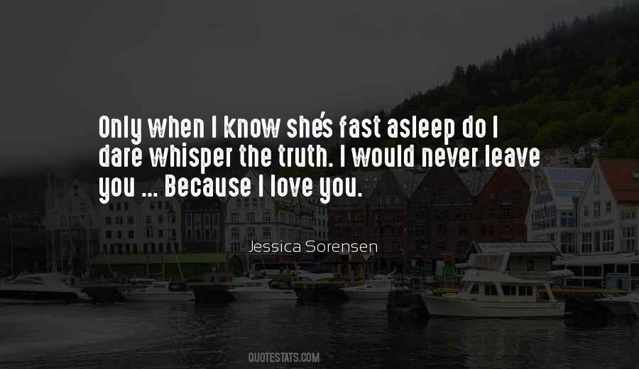 Fast Asleep Quotes #807016