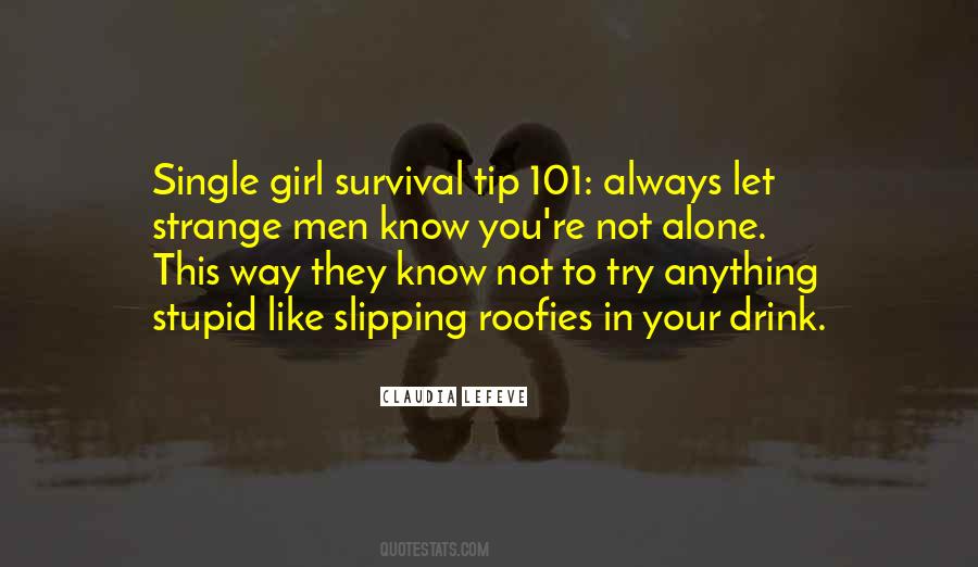 Girl Alone Quotes #1156711