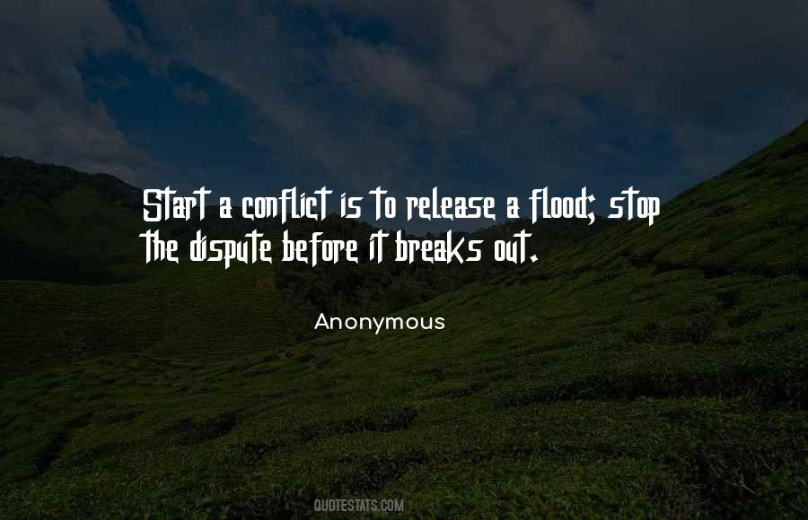 Stop Conflict Quotes #1405633
