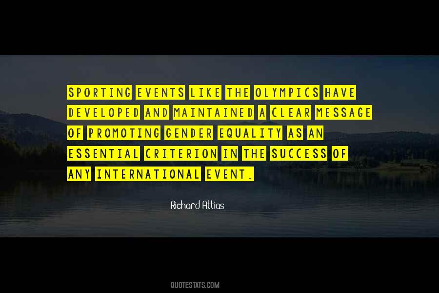 Sports Equality Quotes #572364