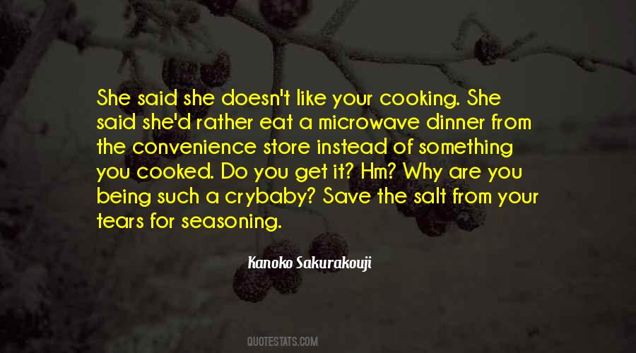 Cooking For You Quotes #363719